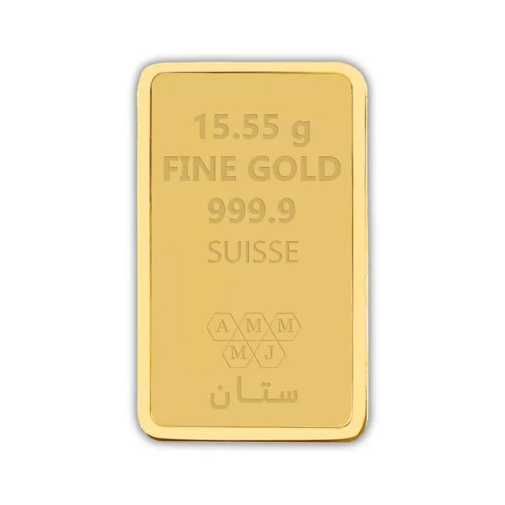 0.5 أونصة سبيكة الذهب عيار24 (15.55) جرام